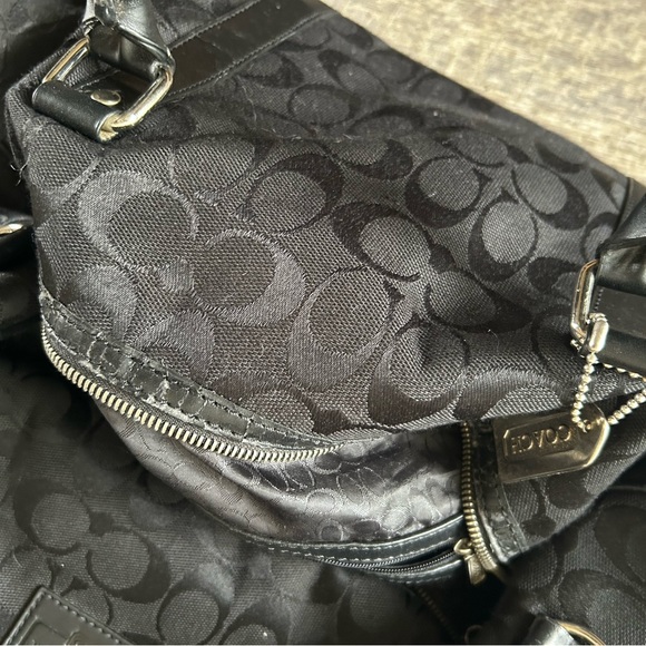 Men's Black Coach Duffel Bag - Picture 5 of 7